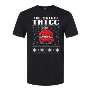 Ol Saint Thicc Christmas Design Softstyle CVC T-Shirt