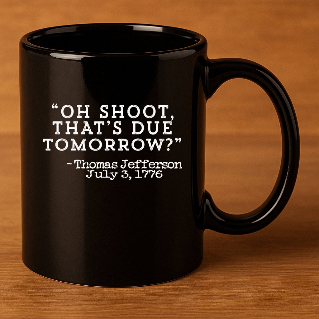 Oh Shoot ThatS Due Tomorrow 11oz C Handle Ceramic Mug