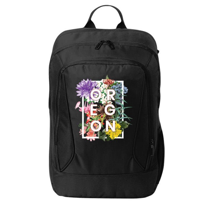 Oregon State Usa Souvenir Flowers Of Oregon Word Art City Backpack