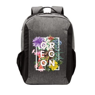 Oregon State Usa Souvenir Flowers Of Oregon Word Art Vector Backpack