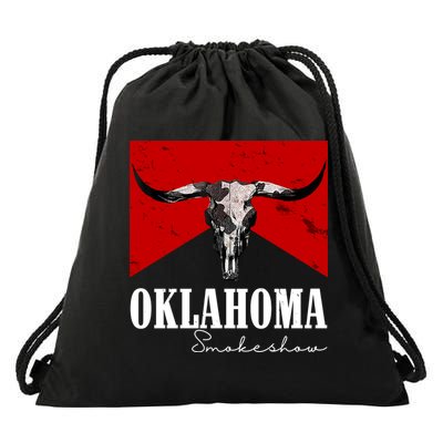 Oklahoma Smokeshow Vintage Drawstring Bag