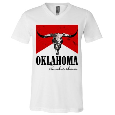 Oklahoma Smokeshow Vintage V-Neck T-Shirt