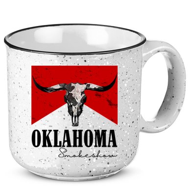 Oklahoma Smokeshow Vintage 15oz Campfire Ceramic Mug