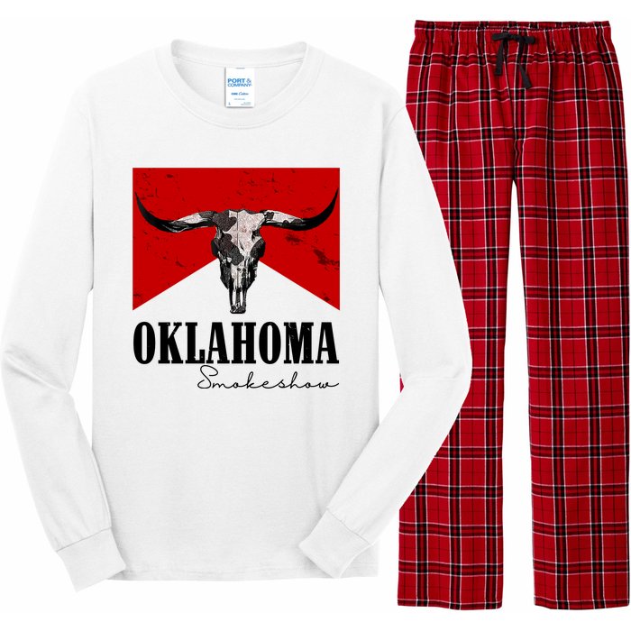 Oklahoma Smokeshow Vintage Long Sleeve Pajama Set