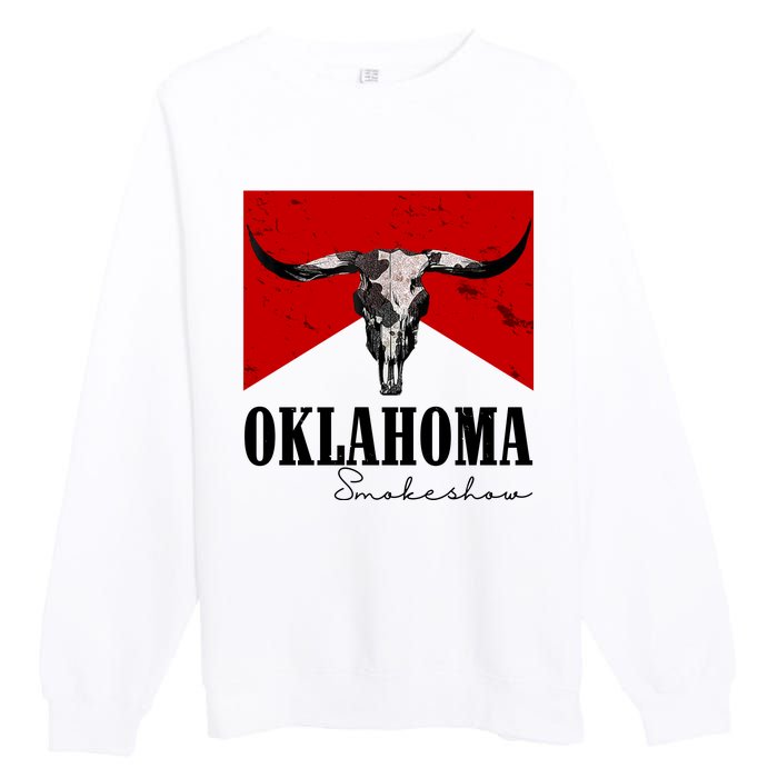 Oklahoma Smokeshow Vintage Premium Crewneck Sweatshirt