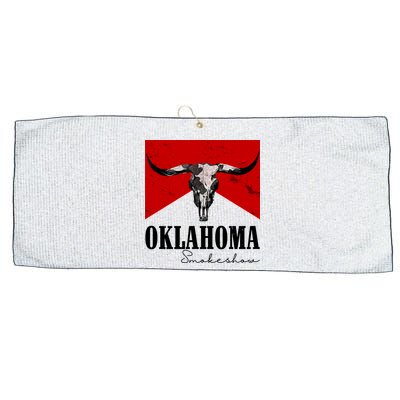 Oklahoma Smokeshow Vintage Large Microfiber Waffle Golf Towel