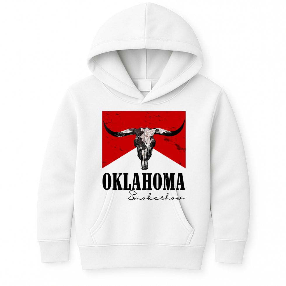 Oklahoma Smokeshow Vintage Kids Hoodie