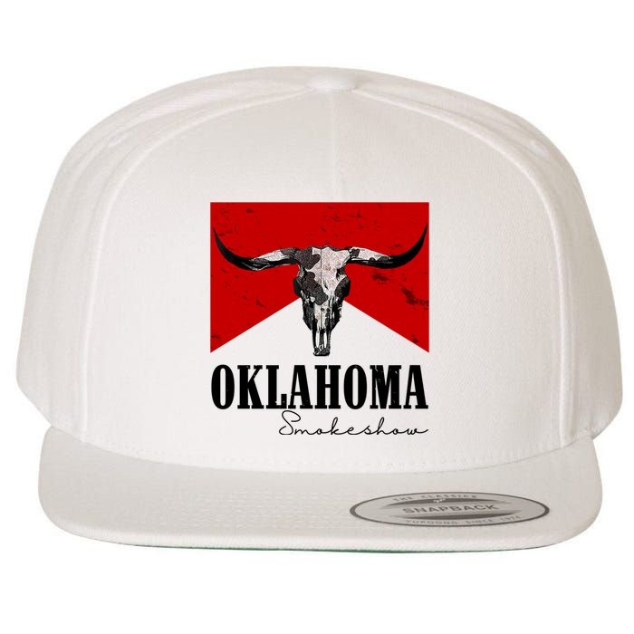 Oklahoma Smokeshow Vintage Wool Snapback Cap