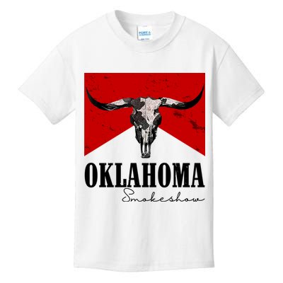 Oklahoma Smokeshow Vintage Kids T-Shirt