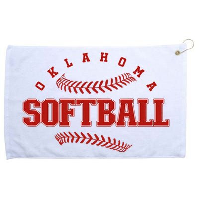 Oklahoma Softball Vintage Grommeted Golf Towel