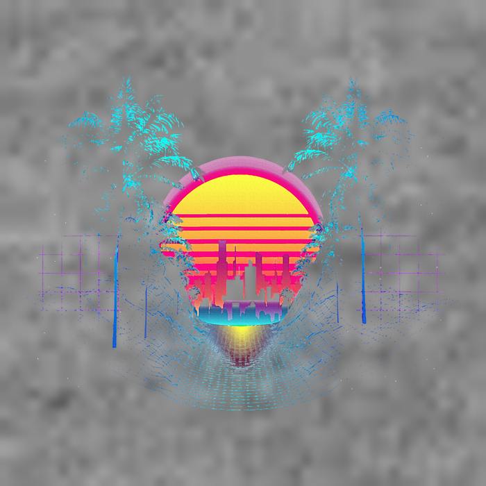 Outrun Synthwave Vaporwave Aesthetic 80S Retro Tall Hoodie