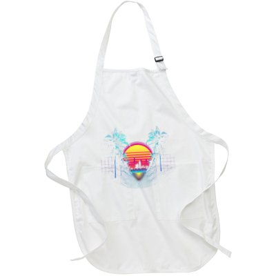 Outrun Synthwave Vaporwave Aesthetic 80S Retro Apron
