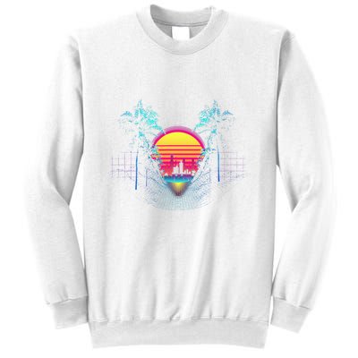 Outrun Synthwave Vaporwave Aesthetic 80S Retro Sweatshirt