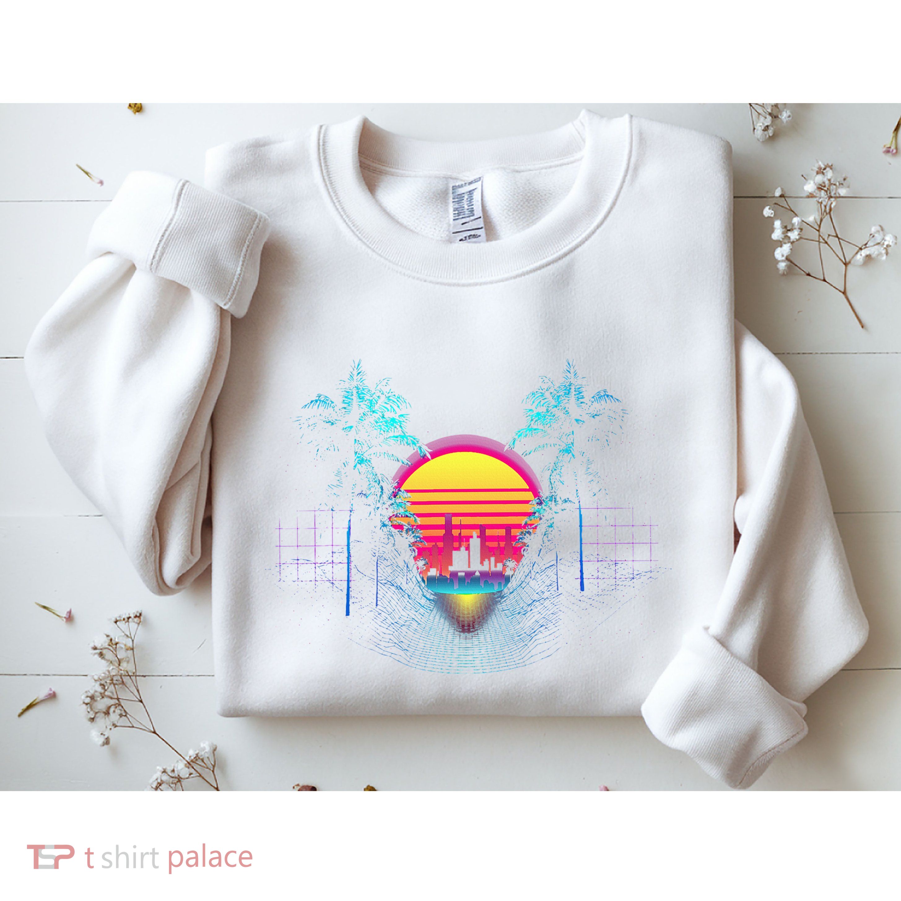 Outrun Synthwave Vaporwave Aesthetic 80S Retro Sweatshirt