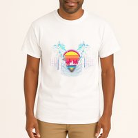 Outrun Synthwave Vaporwave Aesthetic 80S Retro Tall T-Shirt