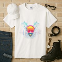 Outrun Synthwave Vaporwave Aesthetic 80S Retro Tall T-Shirt