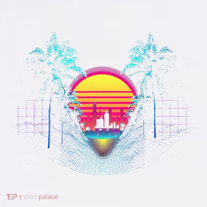 Outrun Synthwave Vaporwave Aesthetic 80S Retro Sustainable Bucket Hat