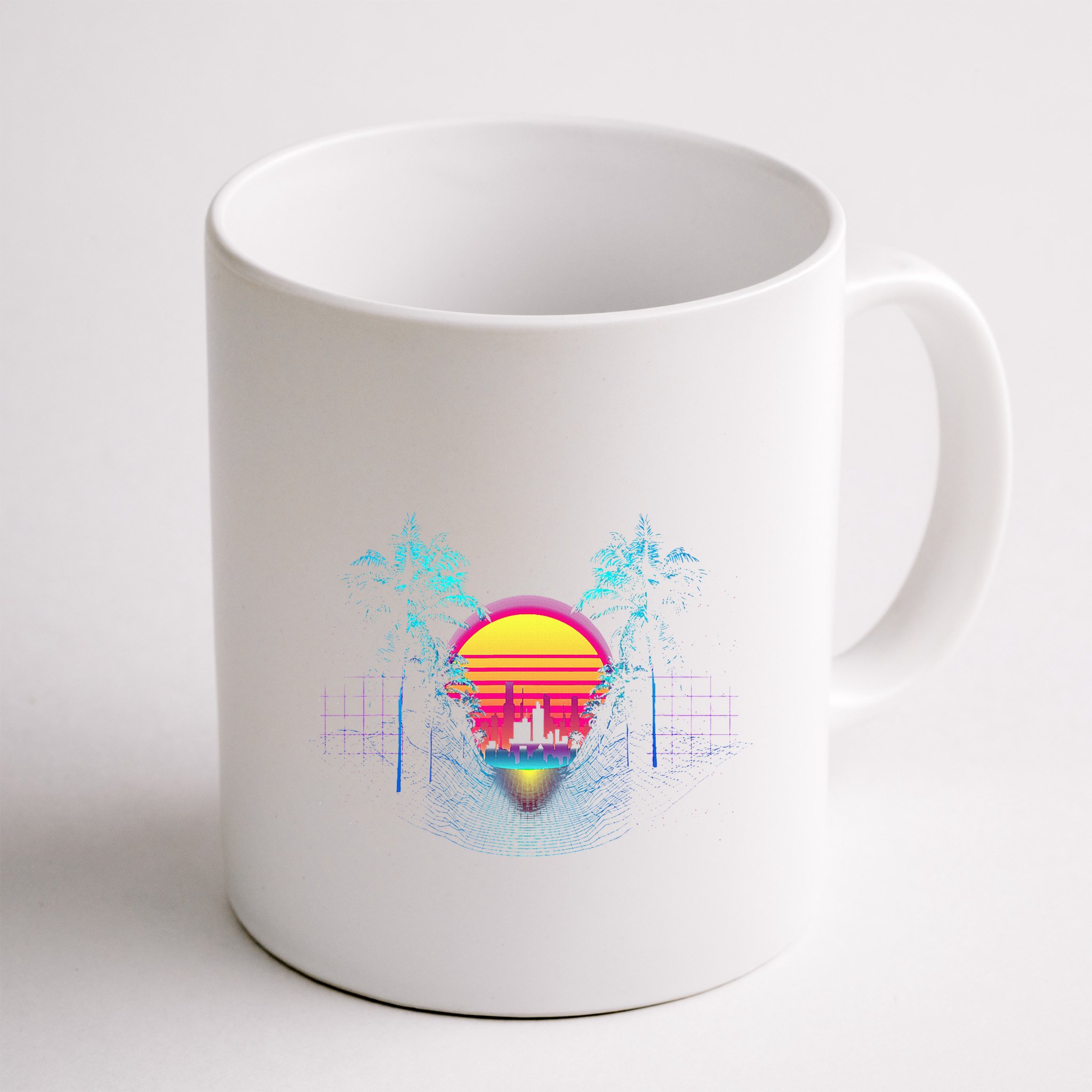 Outrun Synthwave Vaporwave Aesthetic 80S Retro Mug