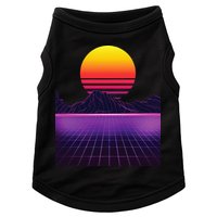 Outrun Synthwave Vaporwave Aesthetic 80s Retro Doggie Tank