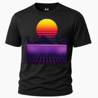 Outrun Synthwave Vaporwave Aesthetic 80s Retro Performance Shirt