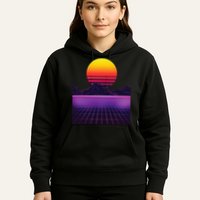 Outrun Synthwave Vaporwave Aesthetic 80s Retro Hoodie