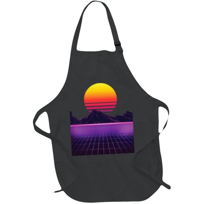 Outrun Synthwave Vaporwave Aesthetic 80s Retro Apron