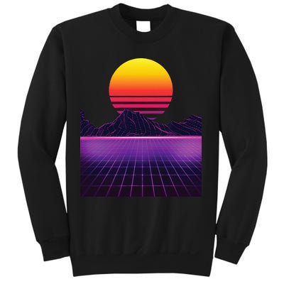 Outrun Synthwave Vaporwave Aesthetic 80s Retro Sweatshirt