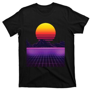 Outrun Synthwave Vaporwave Aesthetic 80s Retro T-Shirt