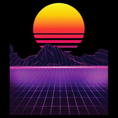 Outrun Synthwave Vaporwave Aesthetic 80s Retro T-Shirt