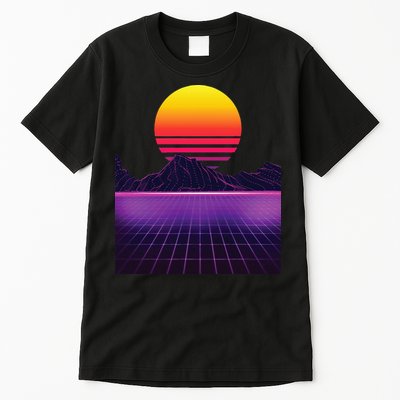 Outrun Synthwave Vaporwave Aesthetic 80s Retro Tall T-Shirt