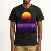 Outrun Synthwave Vaporwave Aesthetic 80s Retro Tall T-Shirt
