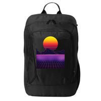 Outrun Synthwave Vaporwave Aesthetic 80s Retro City Backpack