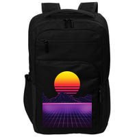 Outrun Synthwave Vaporwave Aesthetic 80s Retro Impact Tech Backpack