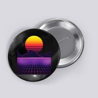 Outrun Synthwave Vaporwave Aesthetic 80s Retro Button