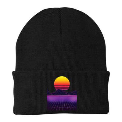 Outrun Synthwave Vaporwave Aesthetic 80s Retro Beanie