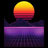 Outrun Synthwave Vaporwave Aesthetic 80s Retro 16 in Basic Backpack