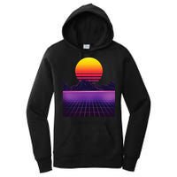 Outrun Synthwave Vaporwave Aesthetic 80s Retro Women's Pullover Hoodie