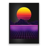 Outrun Synthwave Vaporwave Aesthetic 80s Retro Poster