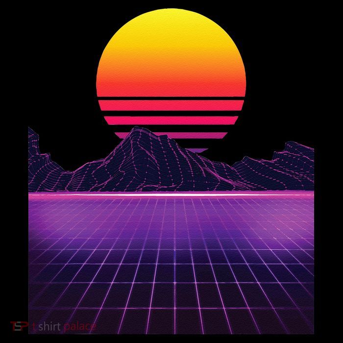 Outrun Synthwave Vaporwave Aesthetic 80s Retro Premium T-Shirt