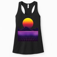 Outrun Synthwave Vaporwave Aesthetic 80s Retro Womens Tank Top