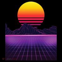 Outrun Synthwave Vaporwave Aesthetic 80s Retro Baby Bodysuit
