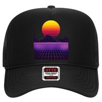 Outrun Synthwave Vaporwave Aesthetic 80s Retro Hat