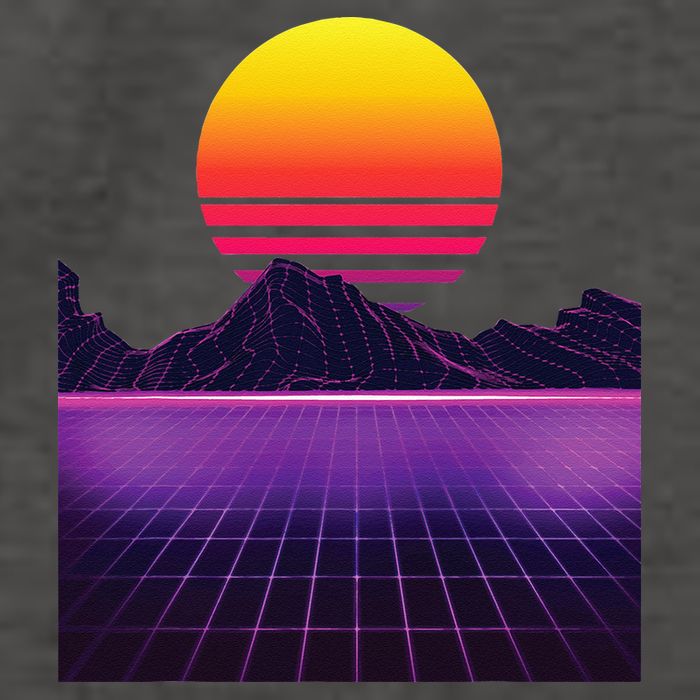 Outrun Synthwave Vaporwave Aesthetic 80s Retro Vector Backpack