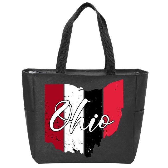 Ohio State Vintage Zip Tote Bag