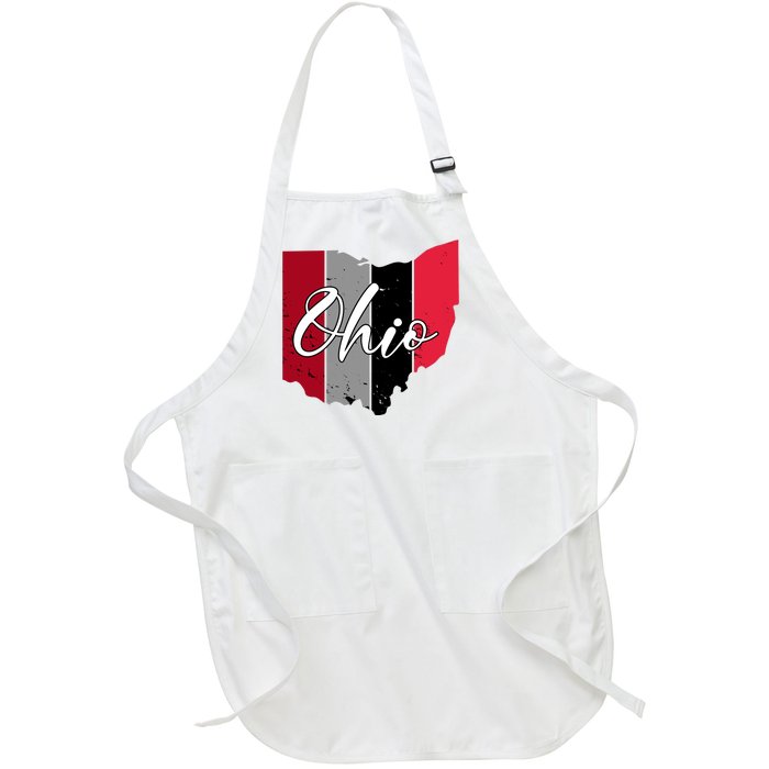 Ohio State Vintage Full-Length Apron With Pockets