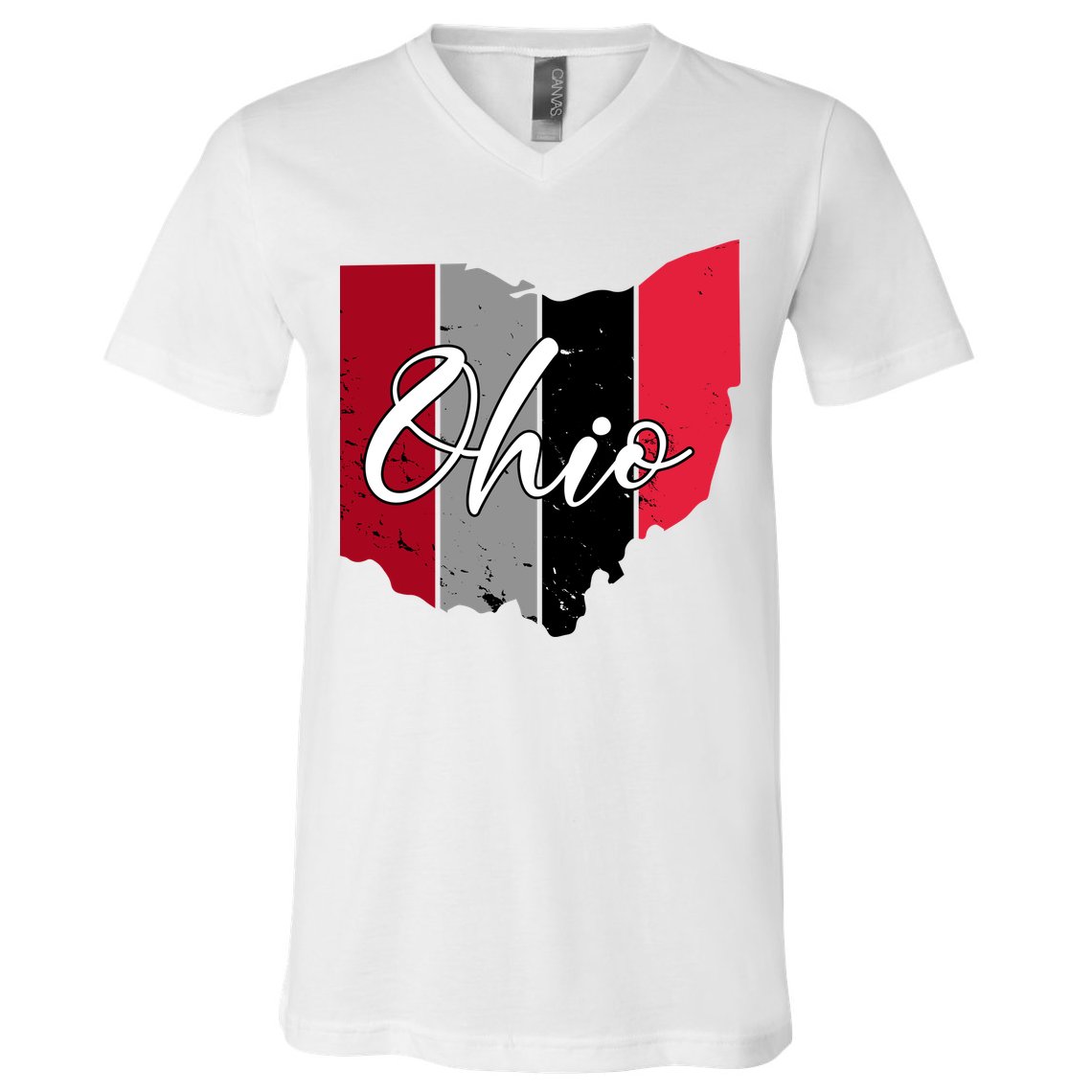 Ohio State Vintage V-Neck T-Shirt