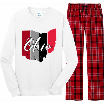 Ohio State Vintage Long Sleeve Pajama Set