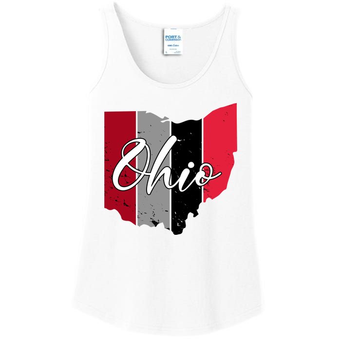 Ohio State Vintage Ladies Essential Tank