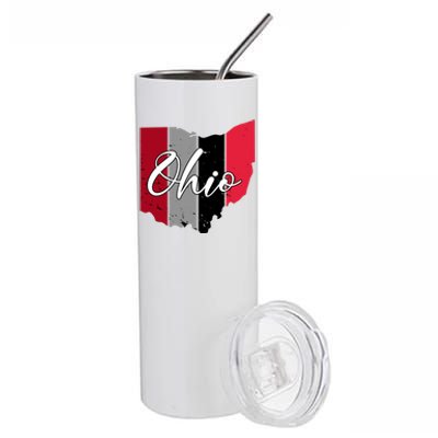 Ohio State Vintage Stainless Steel Tumbler