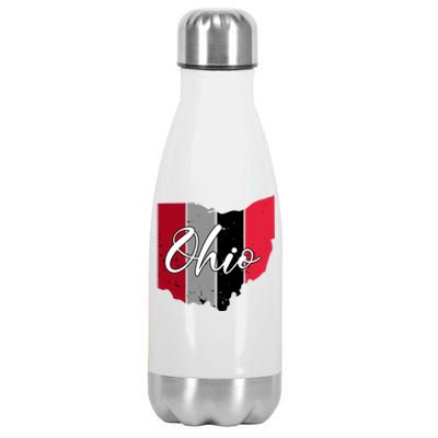 Ohio State Vintage Stainless Steel Insulated Water Bottle